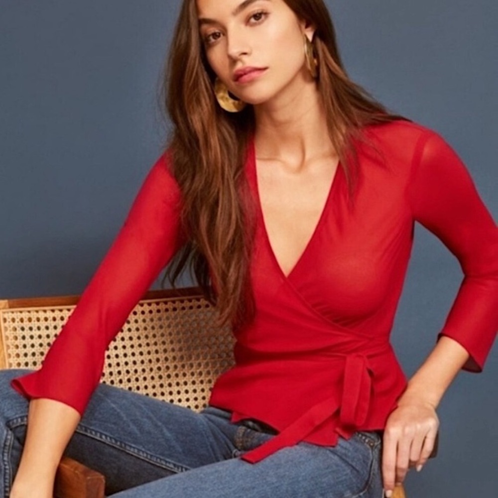 NWT Reformation Langley Top, Women’s medium